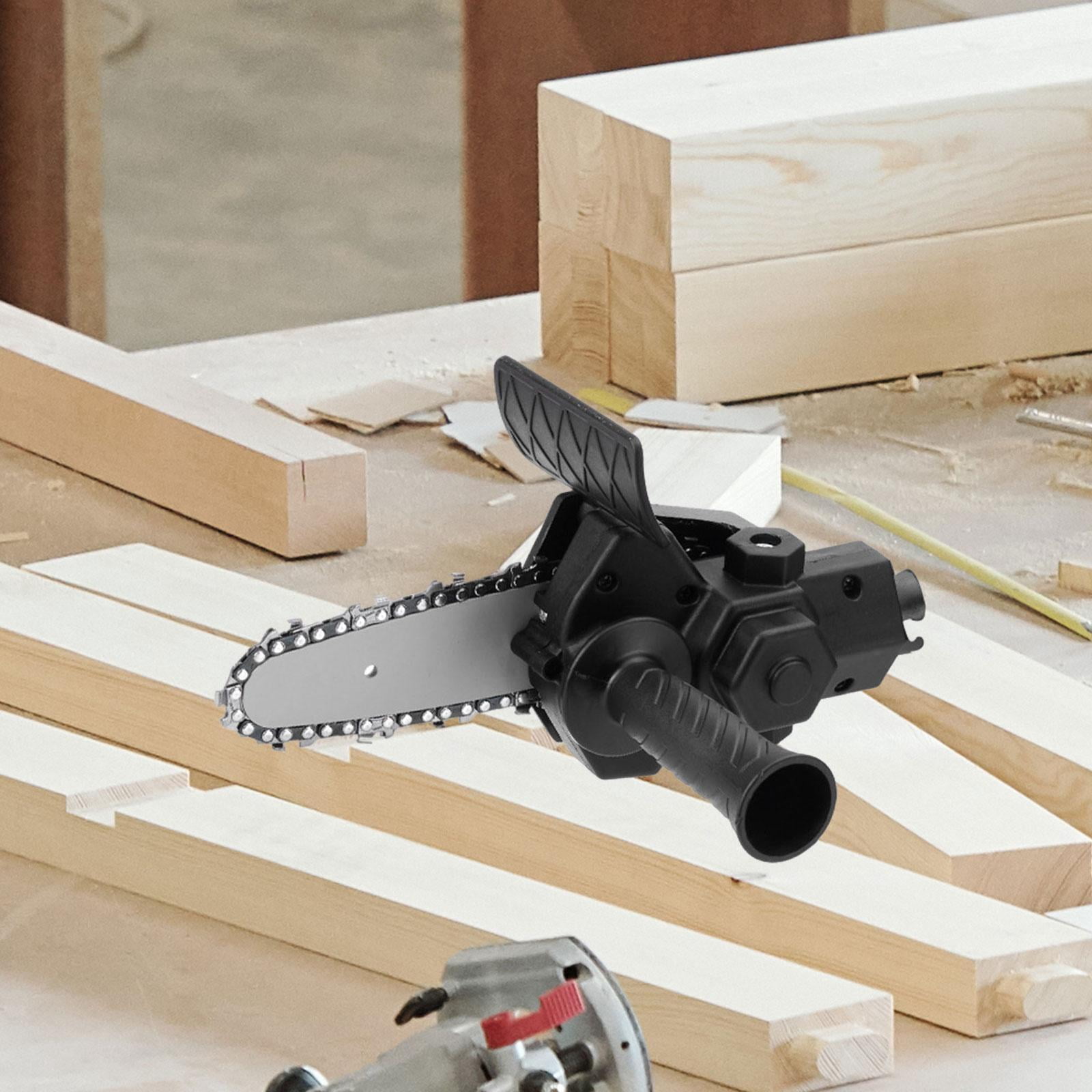 oshhni Electric Chain Saw Handheld Woodworking Cutter for Pruning Tree Logging Black