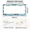 thumbnail image 3 of Coolnut Watercolor Whale License Plate Frame 2 Pack 2 Holes Car Aluminum License Plate Holder Automotive Parts Decoration Universal with Screw Caps Cover, 3 of 7