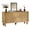 Natural, variant on LKTART 59" Solid Wood Sideboard Buffet Cabinet, Storage Accent Cabinet with 4 Doors for Living Room Kitchen Entryway, Natural