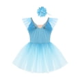 thumbnail image 3 of TiaoBug Kids Girls Ballet Dance Tutu Dress Ballerina Performance Dancewear, 3 of 7