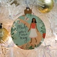 thumbnail image 5 of Make Your Own Way Inspirational Wood Christmas Tree Holiday Ornament, 5 of 7