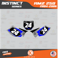 thumbnail image 2 of Kalair GFX Graphics Kit for Suzuki RMZ250 (2004-2006) Instinct Series, 2 of 5