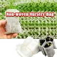 thumbnail image 2 of JeashCHAT Nursery Growing Bags 400 Pcs Fabric Seedling Pots Non-Woven Pouch for Gardening Seed Plant Bag, Potato, Flower, Tomato Plant Starts (3.9" x 3.9 "), Indoor Outdoor Use, 2 of 9