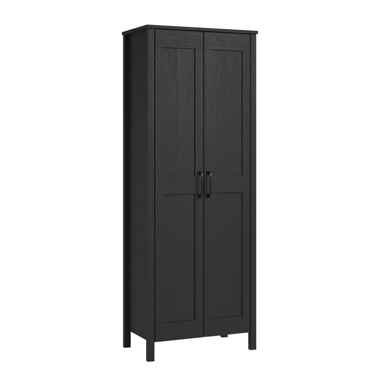 Sauder Select 2-Door Storage Cabinet, Raven Oak Finish - Walmart.com