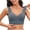 Blue, variant on Sports Bra for Women Fashion Casual Solid Color Comfortable Perspective Everyday Bras Underwear No Rims