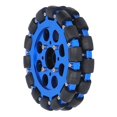 thumbnail image 1 of Roue Omnidirectionnelle de Robot Roue Omnidirectionnelle d'Entraînement de Robot Industriel de Pièces de Robot Omnidirectionnel de Roue d'Entraînement d'Alliage d'Aluminium d'Alliage d'Aluminium, 1 of 8