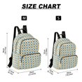 thumbnail image 3 of JIALIOU Mini Backpack Purse for Women Quilted Casual Daypack Small Travel Shoulder Bag, Blue Yellow Block, 3 of 7
