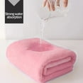 thumbnail image 5 of Pompotops 1 Pack Hand Towels - Quick Drying - Microfiber Coral Velvet Highly Absorbent Towels - Multipurpose Hotel Bathroom Hand Towel 13 X 29 Inches, Pink, 5 of 8