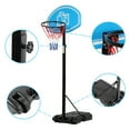 thumbnail image 4 of Ktaxon Portable Height Adjustable Basketball Hoop System, Kid's Junior, with Wheels, 29 In. Backboard, 4 of 14