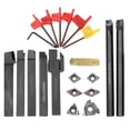 thumbnail image 3 of S SERENABLE 7 Set 12mm Lathe Turning Tool Holder Boring Bar +Carbide Insert + Wrench, 3 of 9