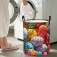 thumbnail image 6 of Uemuo Easter Eggs Pattern Circular Laundry Hamper Basket with handles,Collapsible laundry basket,Large capacity laundry hamper,Laundry Organizer-Medium, 6 of 8