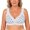 #35White, variant on Womens Large Size Bra Non Underwire Comfort Seamless Front Closure Bras Push-up Everyday Bra