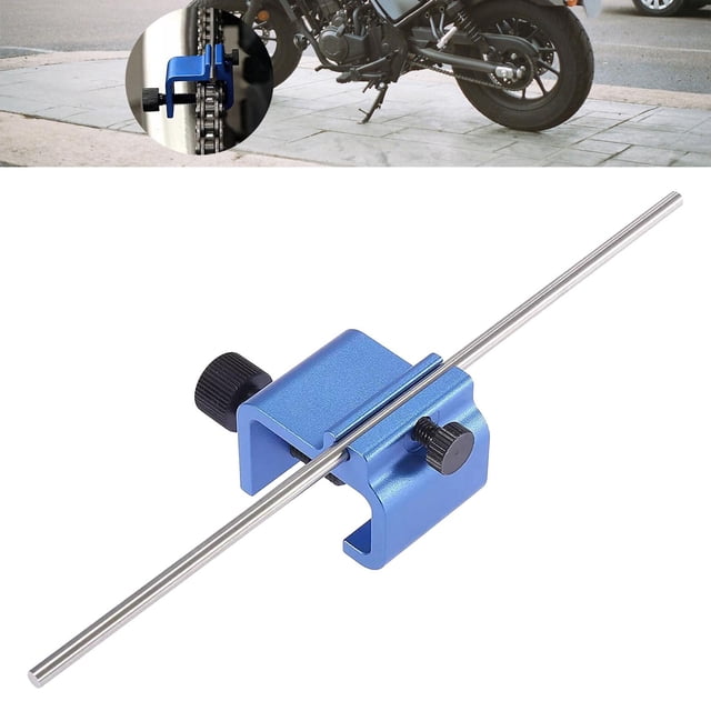 Herramienta de alineación de cadena de motocicleta ajuste de cadena Atv rápido y preciso para bicicletas vehículos utilitarios motocicletas deportivas