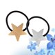 thumbnail image 5 of 2 bandas elásticas de metal con forma de estrella para el pelo, coleteros de aleación, accesorio para el pelo para mujeres y niñas (dorado y plateado)., 5 of 7