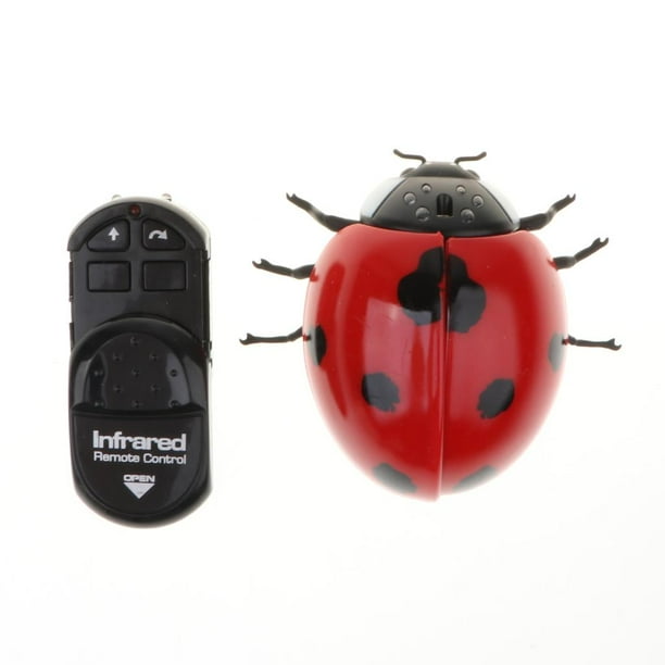 RC Mariquita Insectos Bug Juguete,Animal de control remoto,Broma bromas truco mordaza juguete,Gato perro mascota juguete,Truco del día de los inocentes,Regalo de Navidad de Halloween
