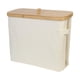 thumbnail image 1 of Portarrollos de papel higiénico Organizador de papel higiénico Ahorro de espacio Inodoro plegable grande beige, 1 of 9