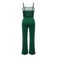 thumbnail image 4 of Solid Color Sleeveless Sparkly Slim Fit Fashion Jumpsuit For Women Womens Rompers Pants off Shoulder Outfits for Women Mesh Jumpsuit Denim Romper for Women Womens Rompers And Jumpsuits Dressy plus, 4 of 5