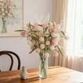 thumbnail image 6 of Under $3 Artificial Dandelion Ball Bouquet 3-Fruit Dandelion Ball Pvc For Living Room Vase Filler Wedding Arch Arrangement Pink (1Pc), 6 of 7