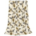 thumbnail image 2 of Honeii Flying Bees1 Print Fleece Blanket - Throw Blanket for Bed, Sofa, Couch, Camping, and Travel , Microplush Ultra Soft Warm Blanket-80"x60", 2 of 7