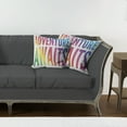 thumbnail image 7 of Ambesonne Saying Throw Pillow Cover 2 Pack, Modern Rainbow Typography, 16", Multicolor, 7 of 7