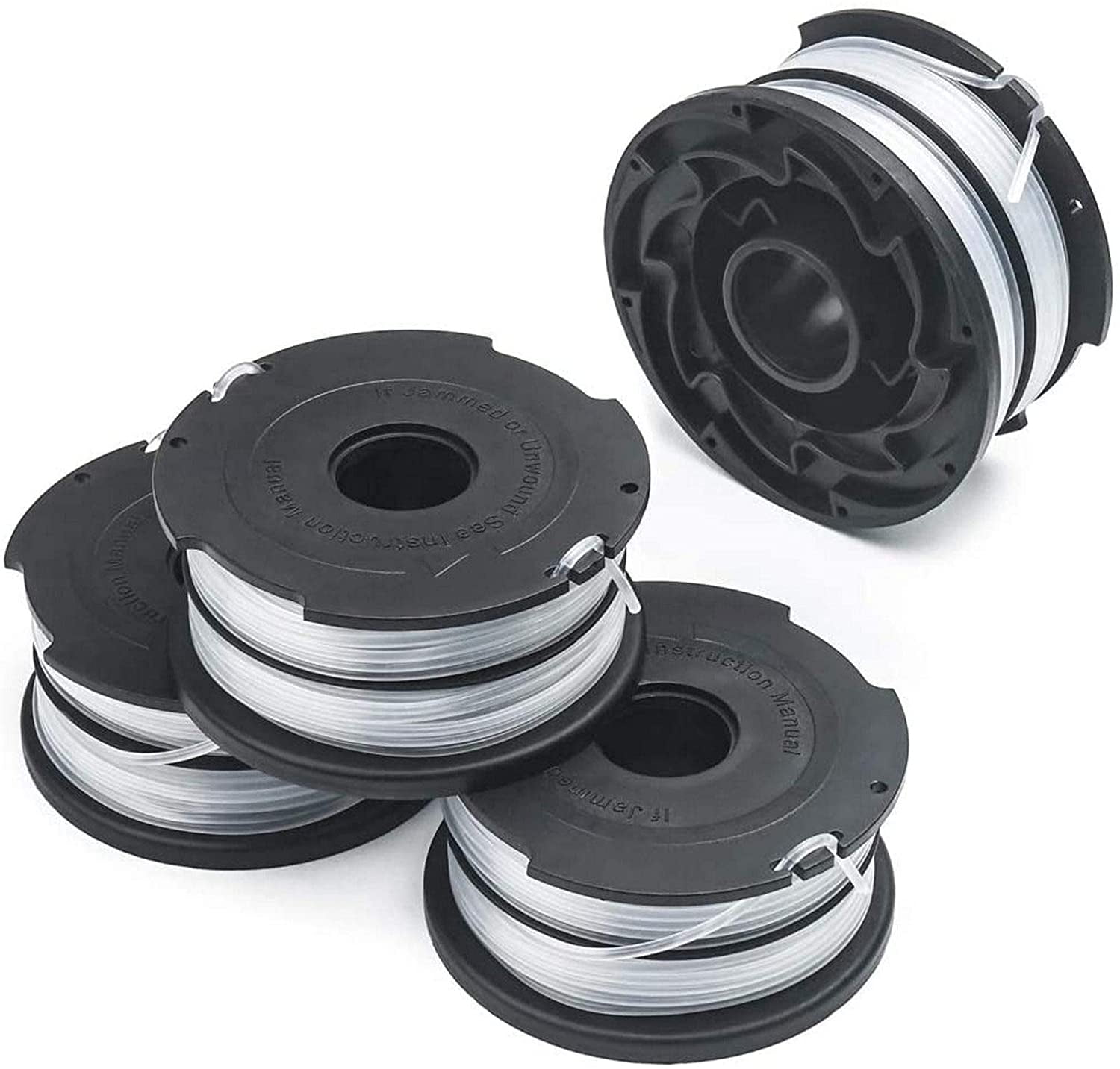 4 Pack Weed Eater String Replacement for Black and Decker DF065