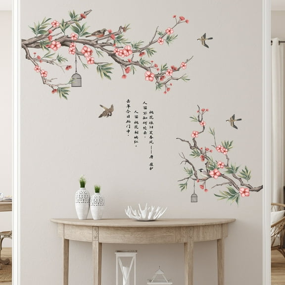 Kokovifyves Home Items Clearance Sale Wall Stickers Flowers Bee Wall Stickers Living Room Background Wall Room Decoration Wall Stickers Self-Adhesive Wall Stickers