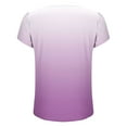 thumbnail image 7 of BXINGOHAI Womens Tops Basic Summer V Neck T Shirts Short Sleeve Dressy Casual Loose Fit Cute Tee Clothes Trendy Fashion Outfits Purple,2XL, 7 of 7