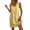 Yellow Dress, variant on Women's Gingham Plaid Sleeveless Tunic Dress V Neck Loose Shift Mini Dress with Pockets Comfy Lounge Outfits Summer Beach Sundress Yellow