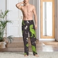 thumbnail image 2 of Logiee Dinosaur Skeleton Print Pajama Pants for Men,Men’s Pajama Bottoms,Mens PJ Pants with Pockets & Button Fly-3X-Large, 2 of 6
