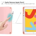 thumbnail image 3 of Case For Ipad 10.2 2019, Ultra-Thin Soft Tpu Back Cover, Protective Case With Built-In Ipad Pen Holder, Automatic Sleep / Wake Up, For 10.2 "Ipad 7th Generation, Rose Gold, 3 of 7