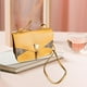 thumbnail image 1 of Bolsos de hombro con solapa para mujer, monederos para niñas, elegante borla, bolsillo con cerrojo, correa ajustable, bolso de compras, bolsos amarillo Yinane Bolsa de asas de hombro, 1 of 8