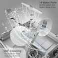 thumbnail image 5 of Hermitlux Portable Dishwasher Countertop, 5 Washing Programs Mini Dishwasher with 5-Liter Water Tank, HMX-DW04, 5 of 8