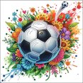 thumbnail image 1 of Kit 5D DIY Con Forma Especial Parcial Fútbol ​​30x30cm, 1 of 9