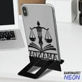 thumbnail image 4 of Handmadetneonsign Law Phone Stand, Lawyer Metal Cell Phone Desk, Justice Scales Phone Holder 95197, 4 of 5