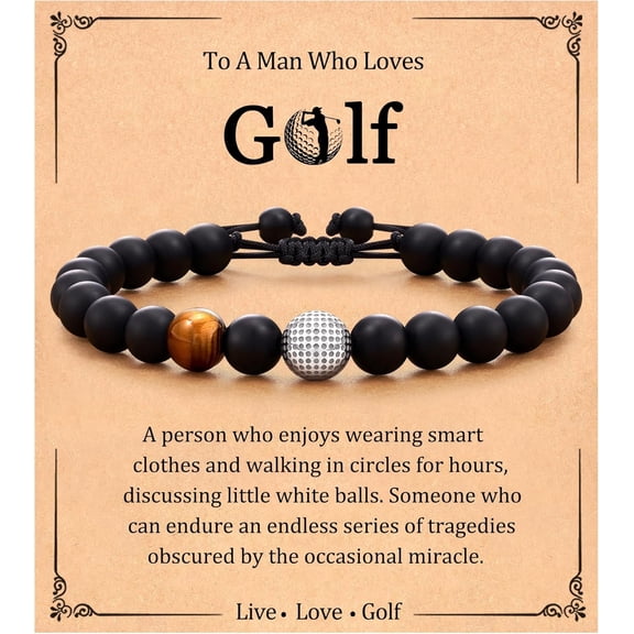 Baseball/Soccer/Basketball/Hockey/Golf/Football Bracelet Gifts for Boys Men