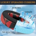 thumbnail image 3 of SOULWIT Cooling Gel Earpads Replacement for Anker Soundcore Life Q30/Q35 Headphones, Ear Pads Cushions with Ice Silk Fabric, High-Density Noise Isolation Foam - Red Storm, 3 of 5