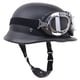 thumbnail image 3 of Casco de acero para motocicleta, casco retro para motocicleta, casco Harley para montar al aire libre, medio casco con gafas, 3 of 6