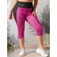 thumbnail image 2 of Talla grande ColorBlock Capri Leggings Rosegal Leggings de talla grande, 2 of 5