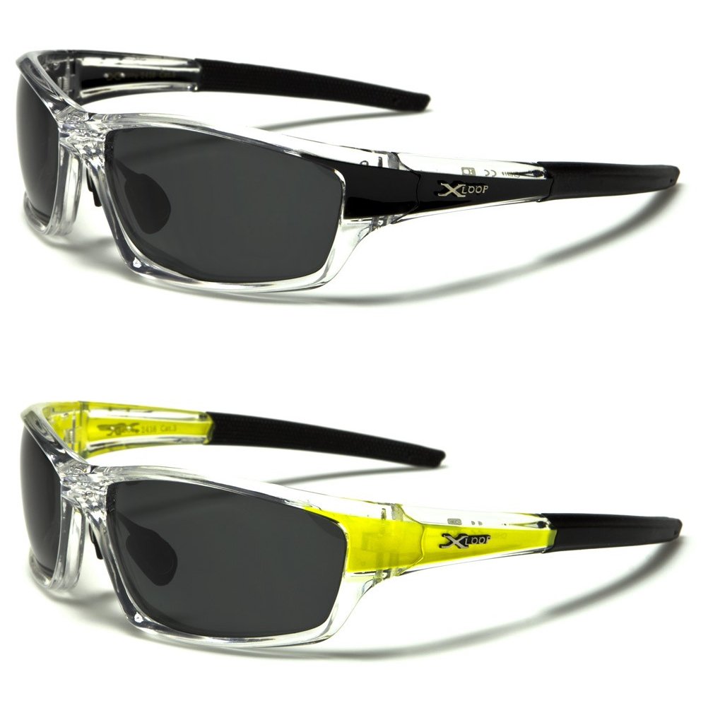 2 Pack New Polarized X-Loop 1 BLACK & 1 GREEN Fishing Sports Men's Sunglasses PZ-2418 Free Shipping