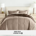 thumbnail image 6 of Noble Linens 5 Piece Bedding Bundle, Reversible Comforter and Patterned Sheet Set, Twin, 6 of 7