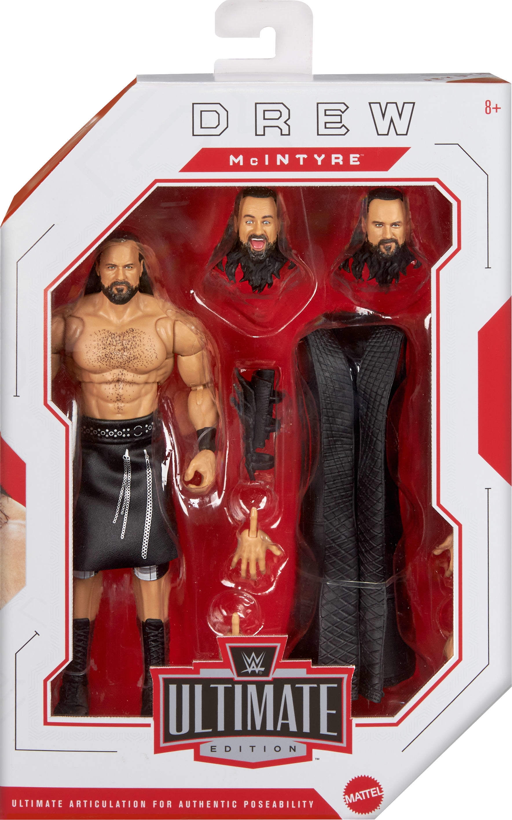 WWE Ultimate Drew McIntyre Action Figure & Accessories Set, 6-inch Collectible