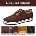 thumbnail image 4 of Cyiecw Men's Invisible Height Increasing Elevator Shoes Lace-up Fashion Casual Shoes 2.36 Inches Taller, 4 of 6