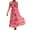 Red, variant on Cathalem Maxi Dresses for Women Summer with Pockets Women's Summer Floral Dress One Shoulder Long Sleeve Swing Dresses for Women Dress Red X-Large