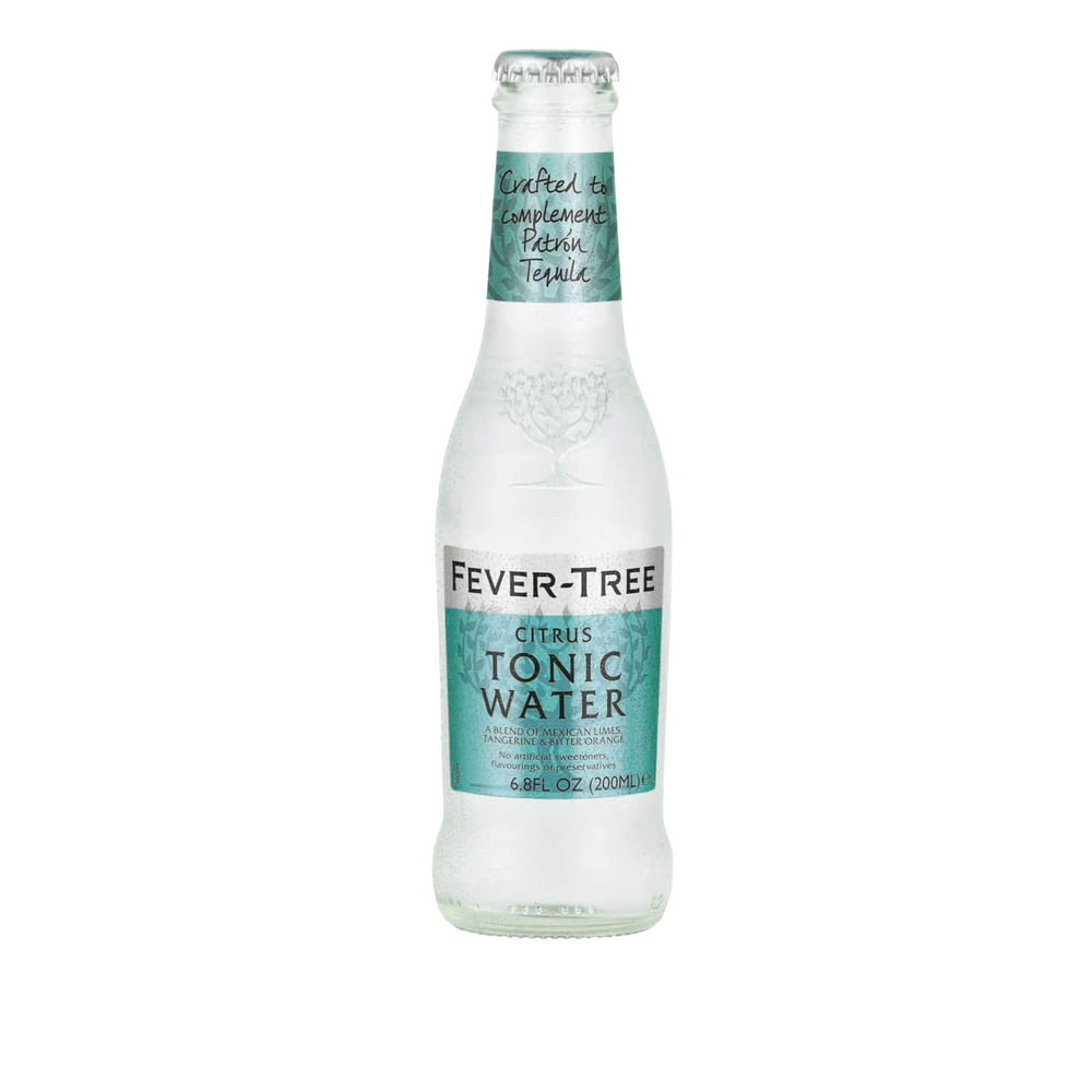 (24 Bottles) FeverTree Citrus Tonic Water, 6.8 Fl Oz