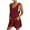 Red, variant on Womens Summer Jumpsuit Short Summer Casual Button Shorts Button Overalls for Women Pink