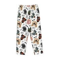 thumbnail image 4 of Xecao Hip Hop Dog Women's Straight Lounge Pajama Pants: The Epitome of Relaxed Sleepwear, 4 of 9