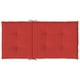 thumbnail image 3 of Cojines para silla VidaXL, tela Oxford roja, jardín, respaldo bajo, 4 unidades, 3 of 5