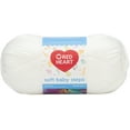 thumbnail image 2 of (4 pack) Red Heart Soft Baby Steps Yarn-White, 2 of 3