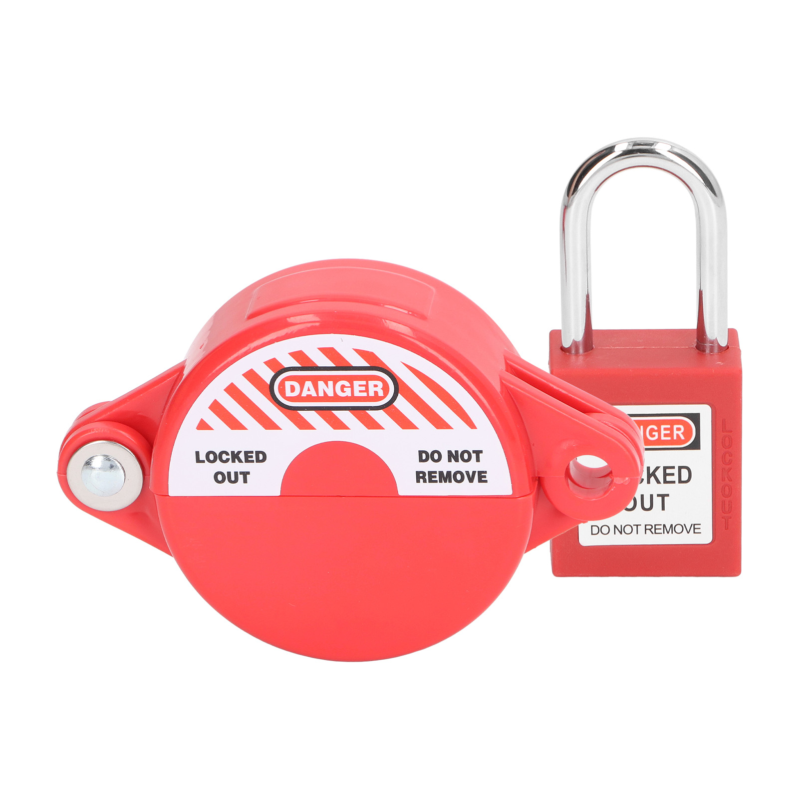 Cadenas De Sécurité Pour Robinet Vanne - Blocage Isolation (Lockout Tagout) Pour Tiges De 25 à 64mm, En ABS