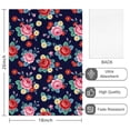 thumbnail image 2 of 2 Pcs Pioneer Flower Floral Print Pattern Kitchen Towels, Funny Microfiber Dish Towel Set, 18" X 26" Tea Towels, 2 of 6